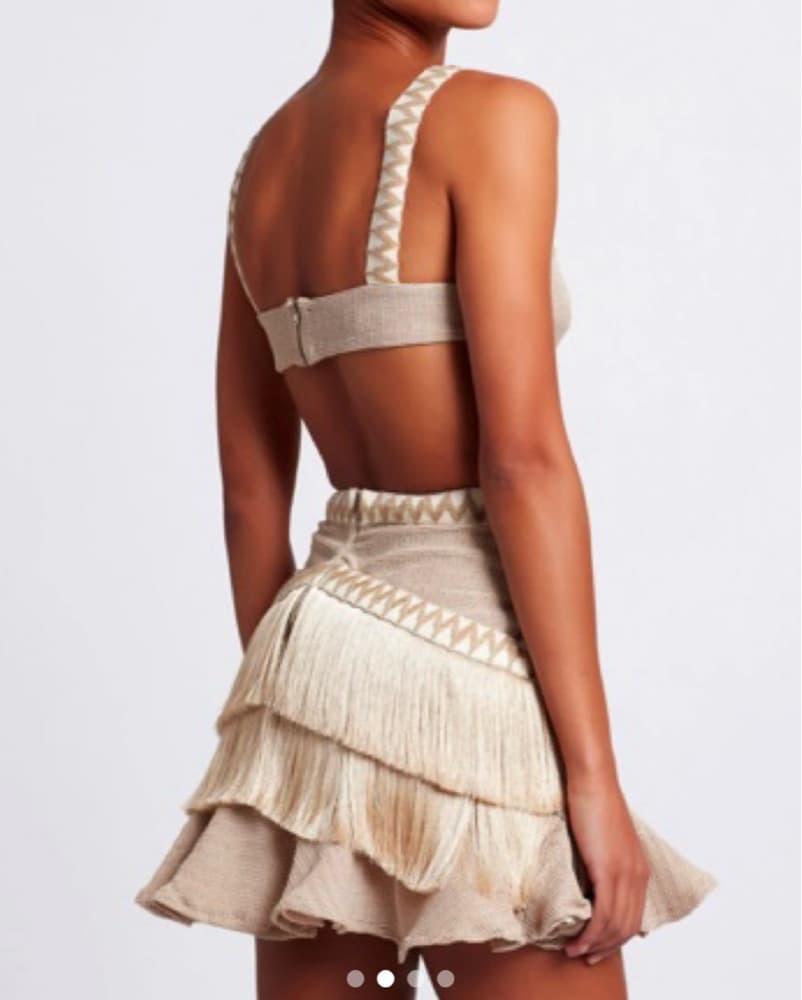 PatBo Knit Fringe Dress - Image 2