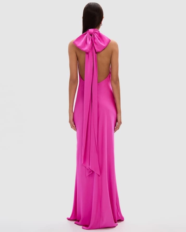 MISHA Evianna Satin Dress - Image 2