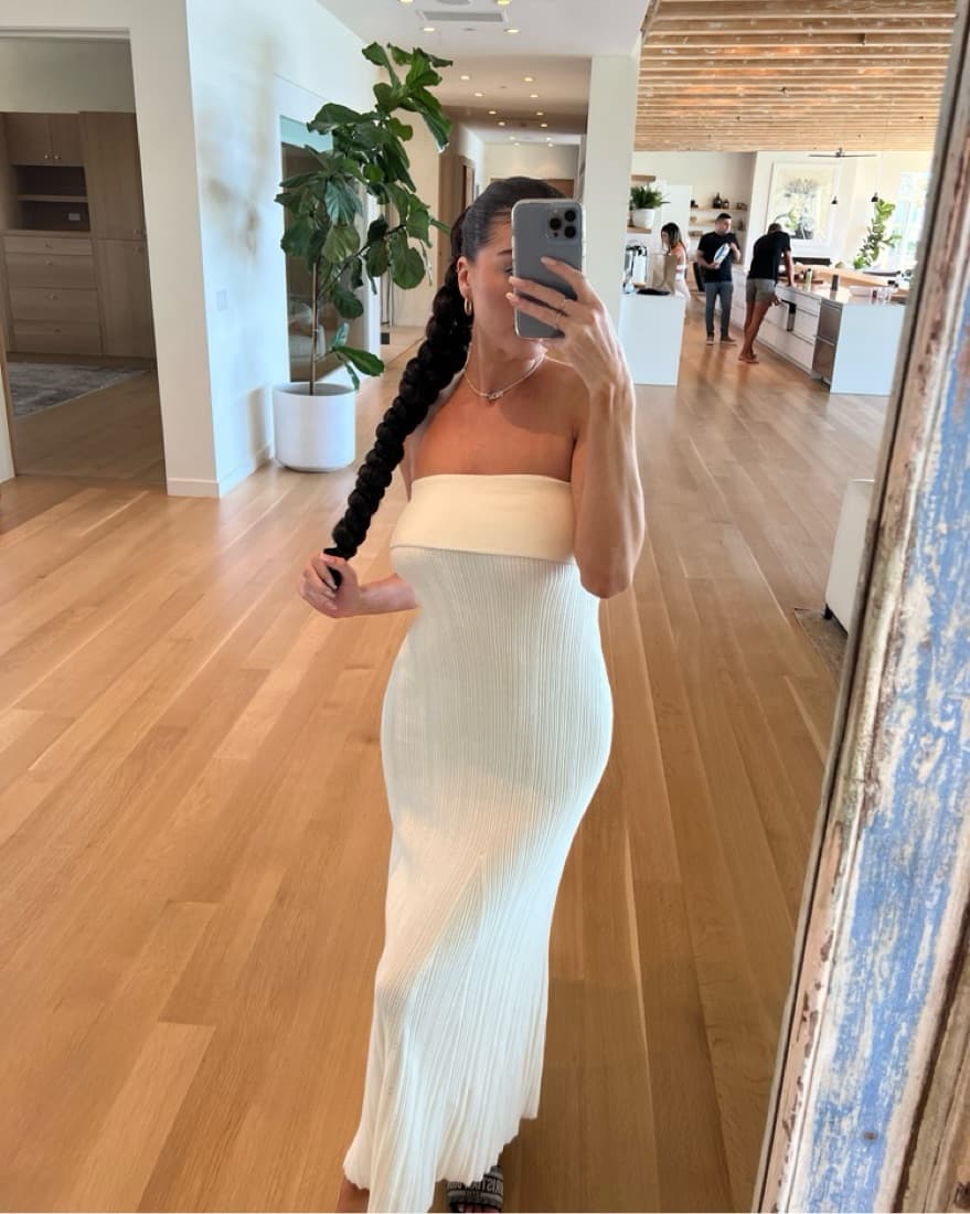Anna Quan Long White Dress - Image 2