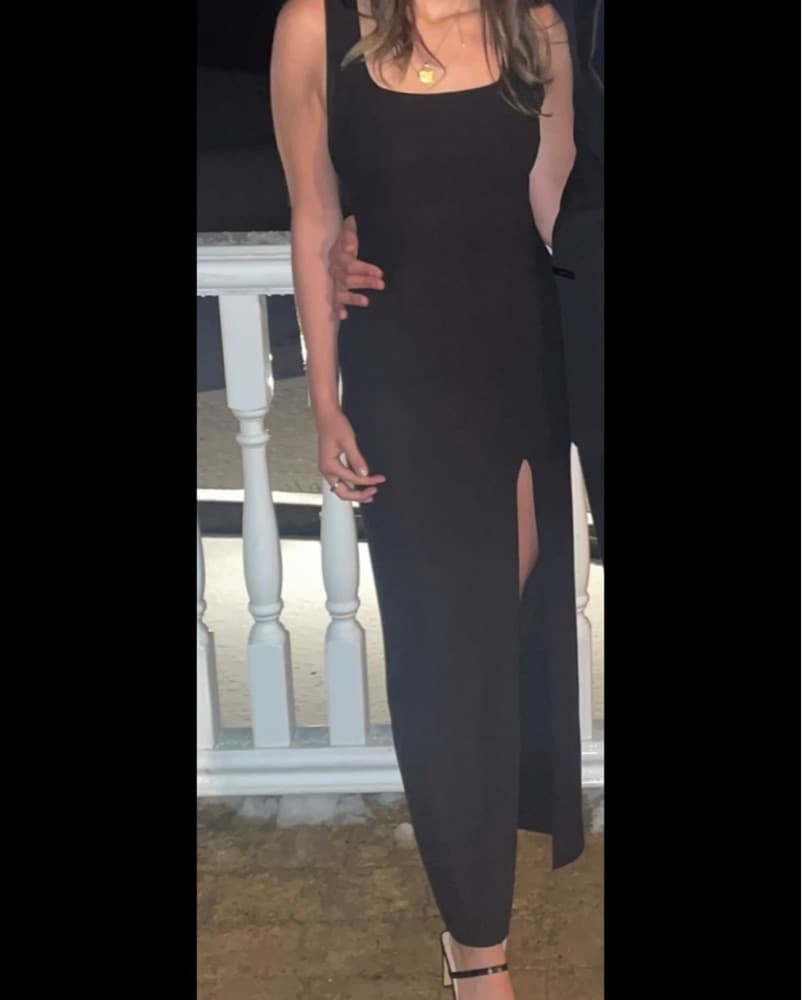 Classic Black Maxi Dress - Image 1
