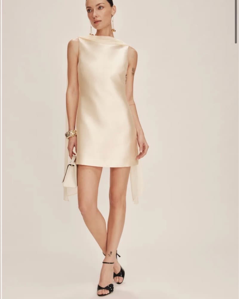 Reformation Ecru Dress (Butter) - Image 1