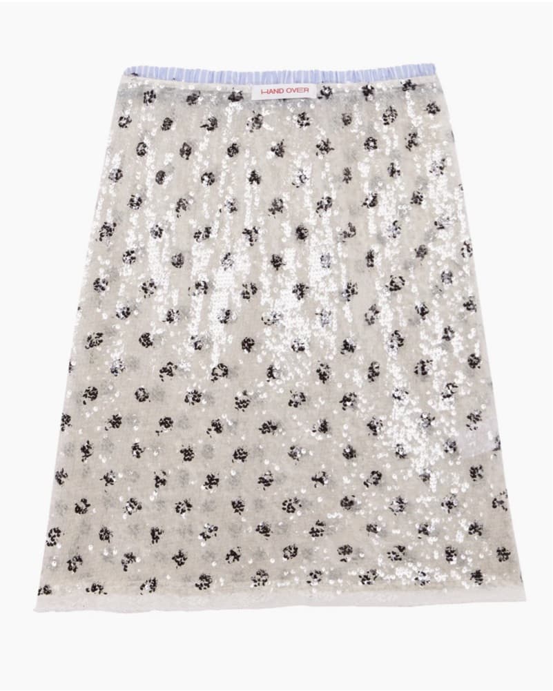 Handover Leandro’s Skirt In Pearl White - Image 4