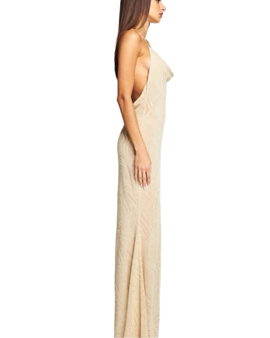Beige Maxi Dress NAPHTALIA I AM GIA - Image 3