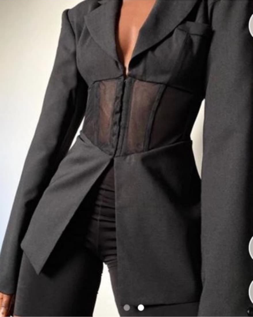 Danielle Guizio Corset Blazer - Image 2