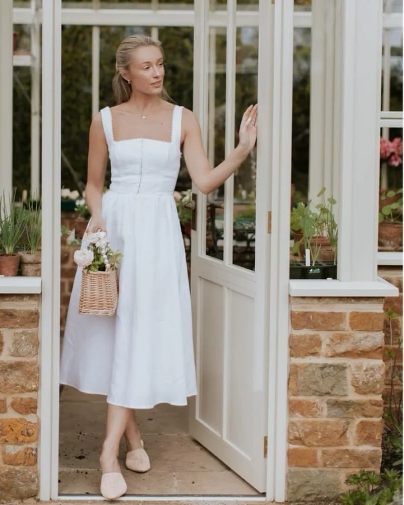 Reformation Linen Dress - Image 1