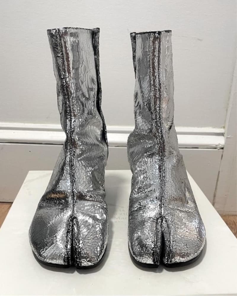 Maison Margiela Tabi broken mirror boots - Image 1
