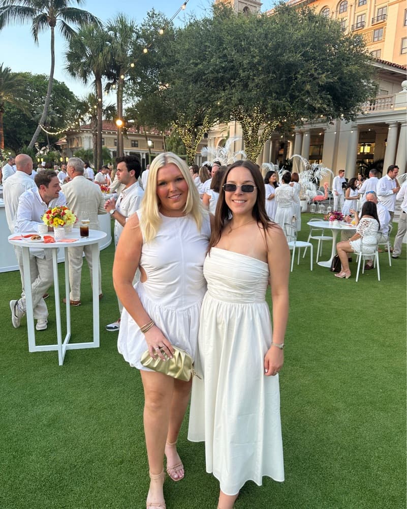 White Strapless Dress - Image 1