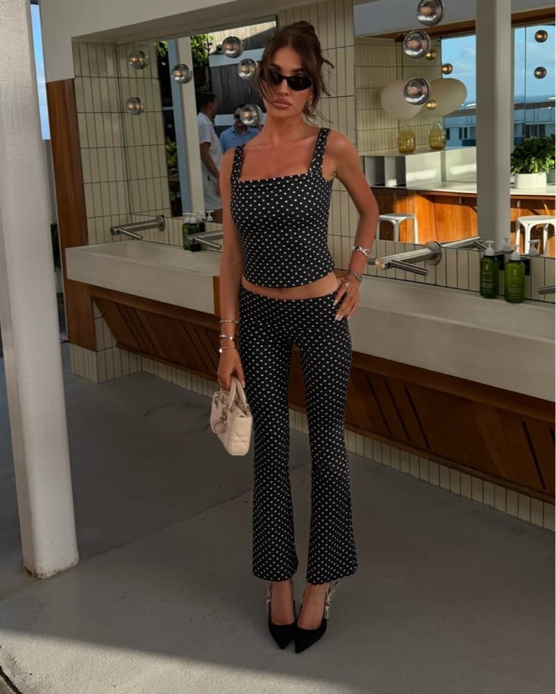 MIAOU Pant Set: Polka Dot - Image 2