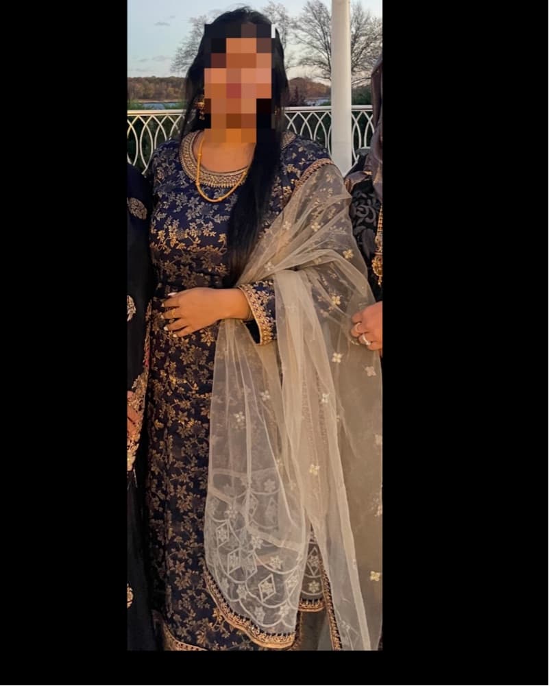 Navy blue Salwar Kameez - Image 1