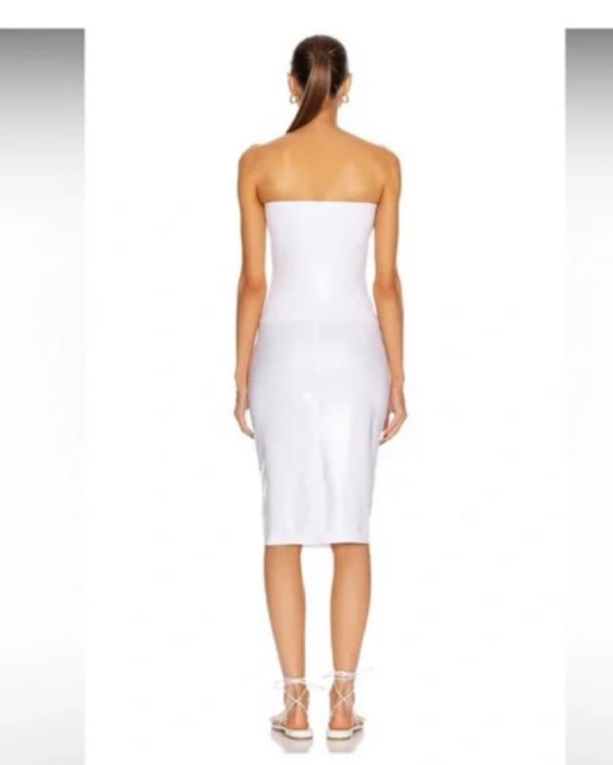 Norma Kamali WET Look Dress - Image 3