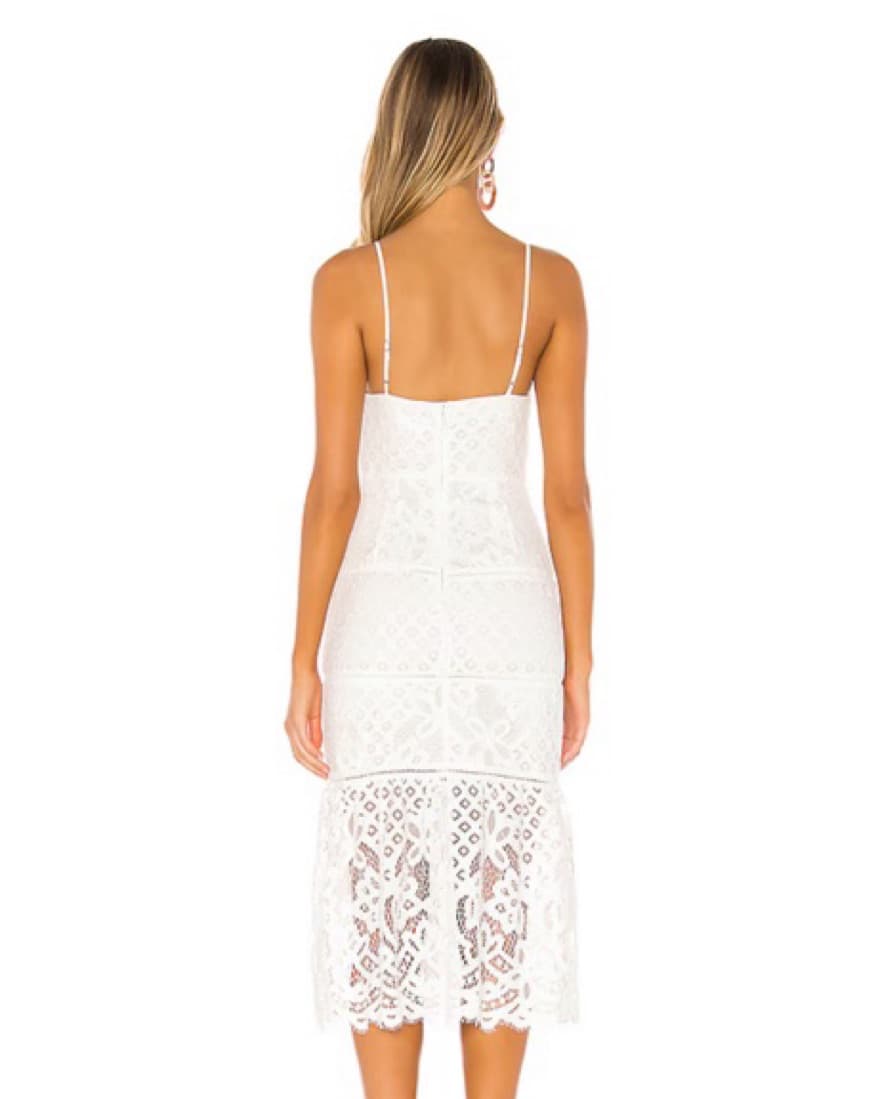 Tilly Midi Dress in White - Image 2
