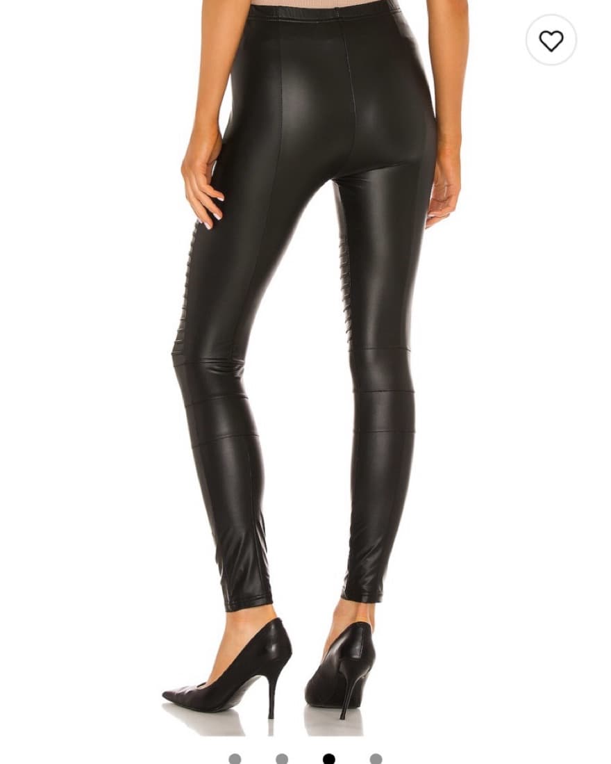 Fleece Lined Liquid Moto Legging - Image 3