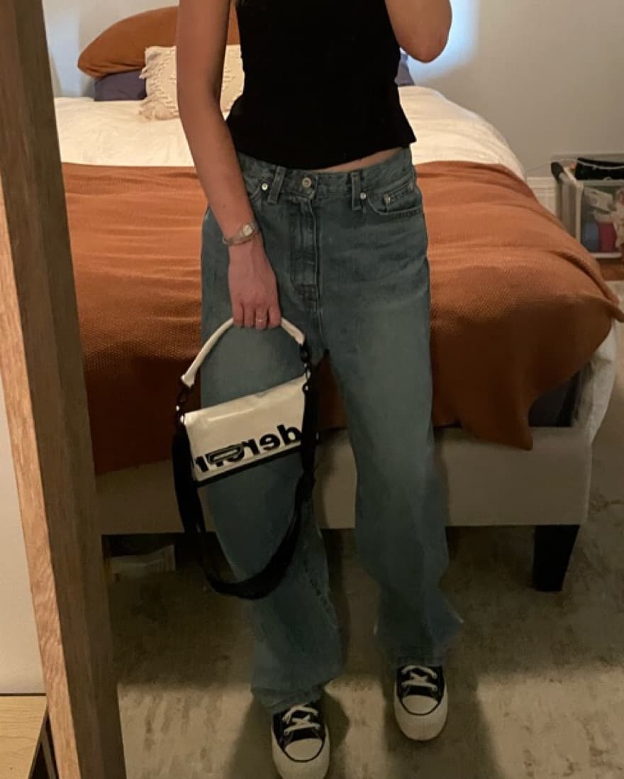 Ader Error White Printed Bag - Image 2