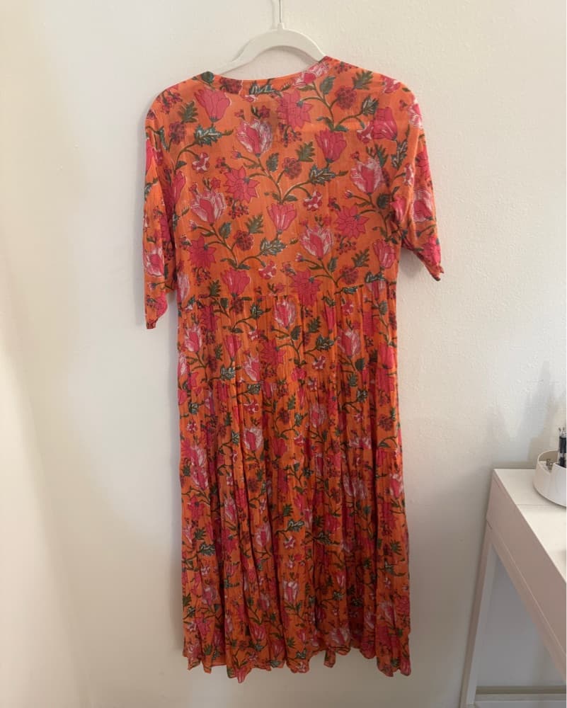 Vibrant Floral Maxi Dress - Image 4