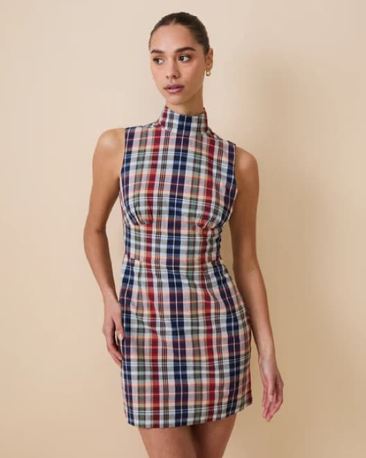 Rowing Blazers Plaid Dress - Image 1