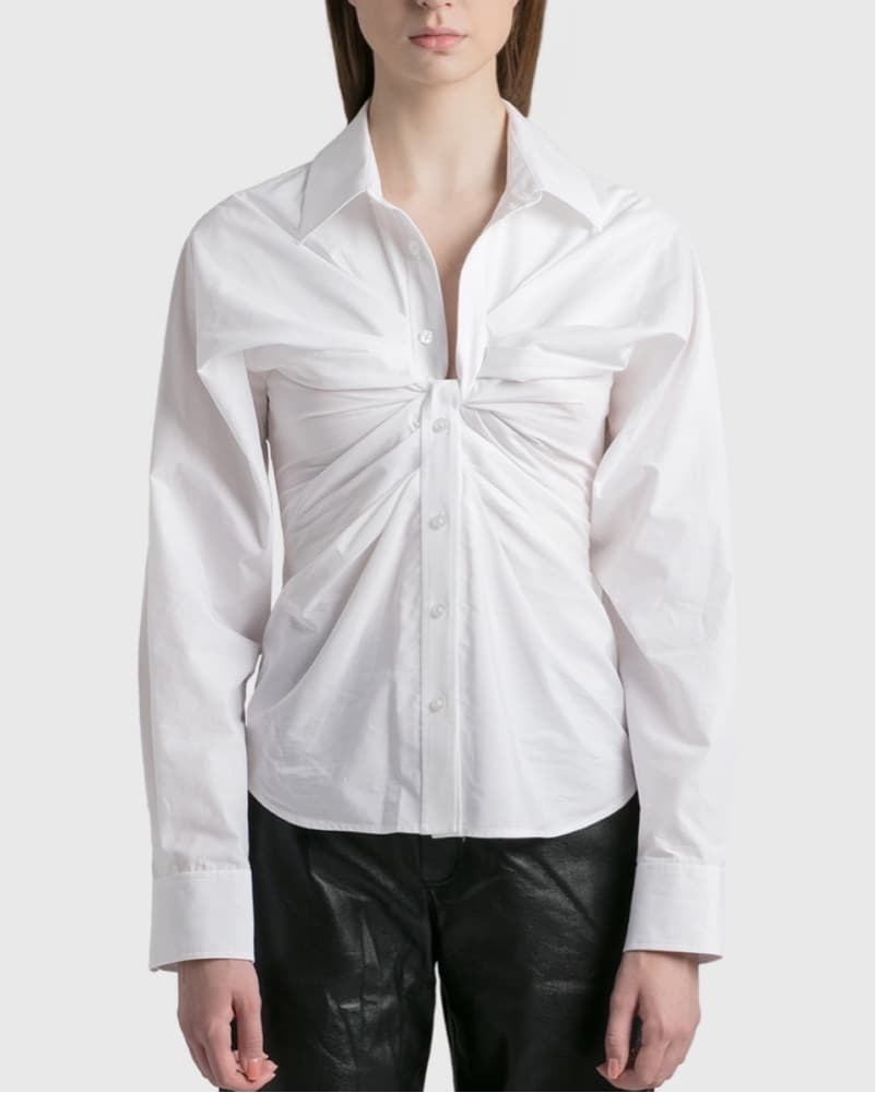 Open Twisted Front Placket Shirt - Image 4