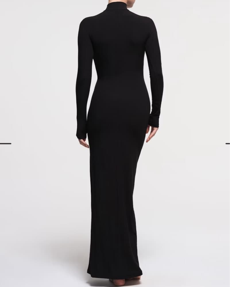 Skims Ribbed Turtleneck Dress - Image 3