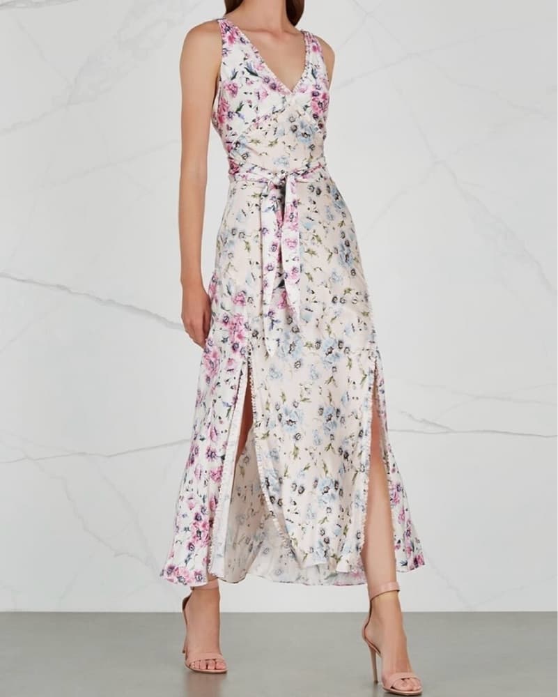 Love Shack Fancy Silk Dress - Image 3