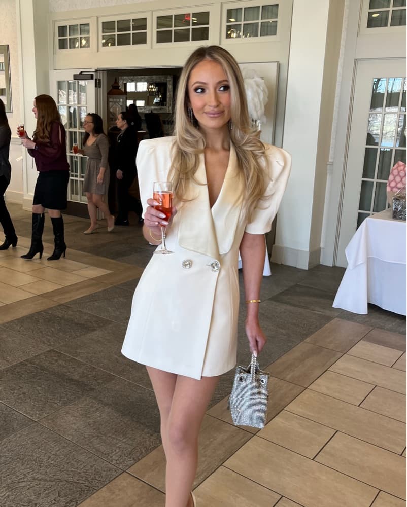White Mini Dress - Nana Jacqueline - Image 2