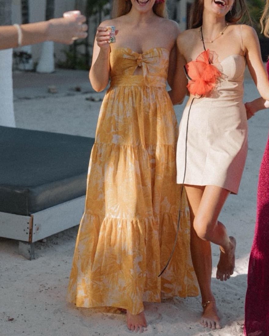 Zimmermann Yellow Linen Tropical Maxi - Image 3