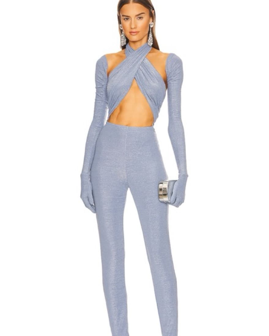 Glitter Wrap Jumpsuit - Image 1