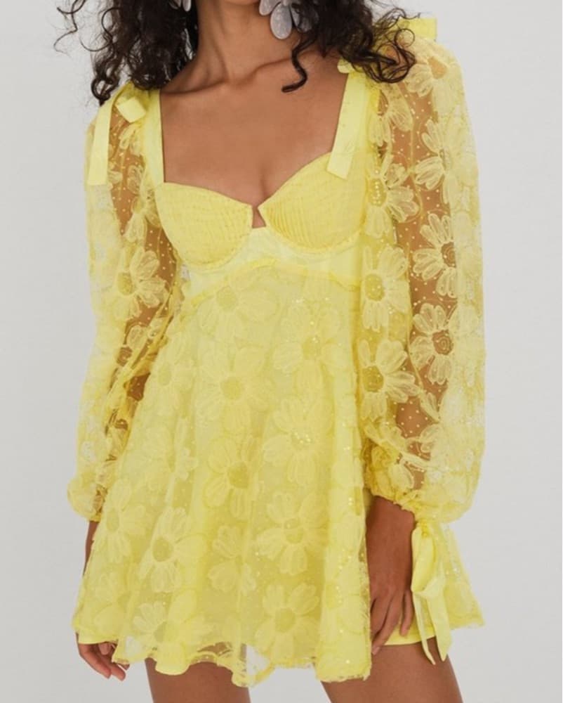 For Love And Lemons Mini Dress - Image 3