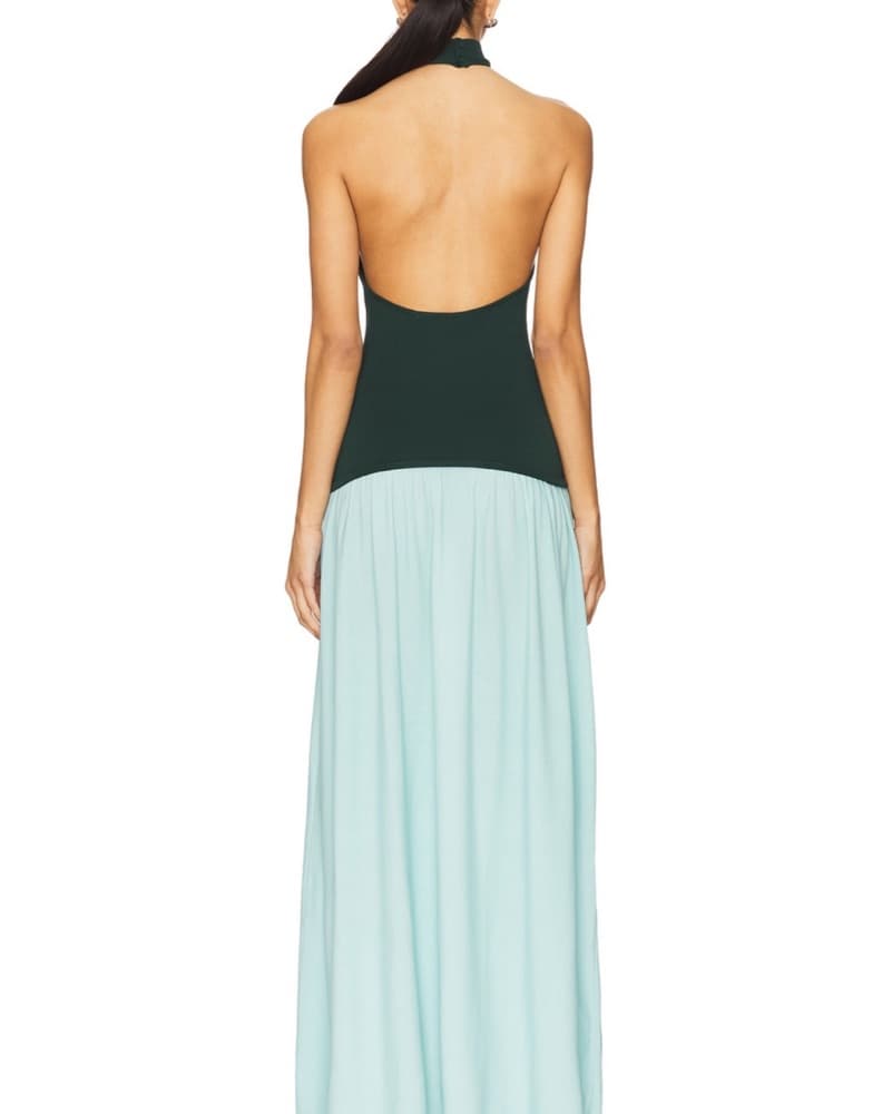 Solid & Stripped Soglio halter Dress - Image 3