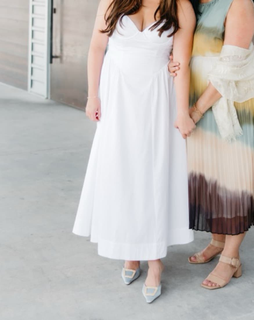  Bellamy Bustier Midi Dress - Image 3