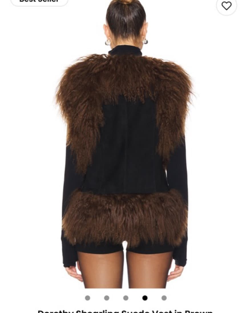 Susanna Chow Dorothy Suede Jacket Vest - Image 4