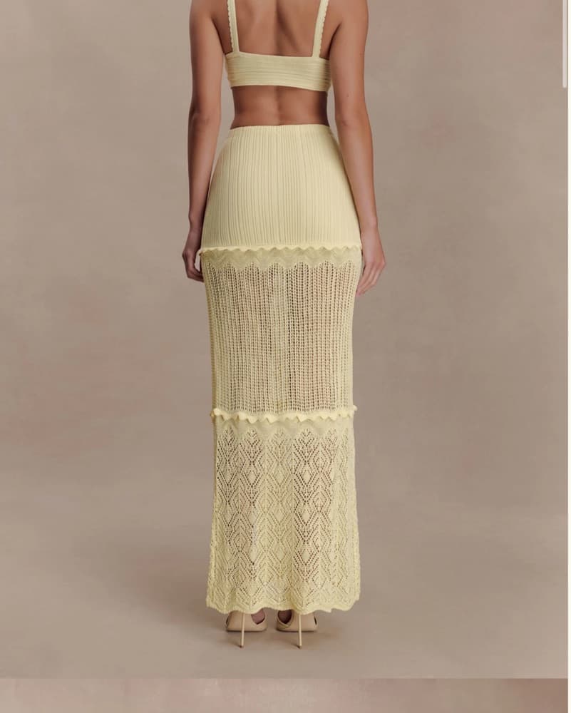 Meshki 	Coleene Pointelle Knit Set  - Image 2