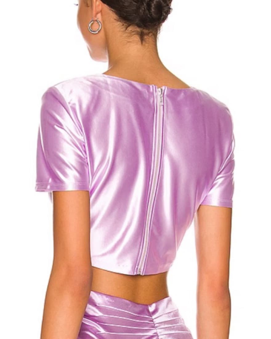 Retrofete Dove Top In Lilac  - Image 2