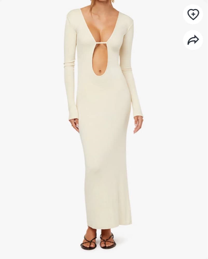 WeWoreWhat Open Back Knit Maxi Dress - Image 3