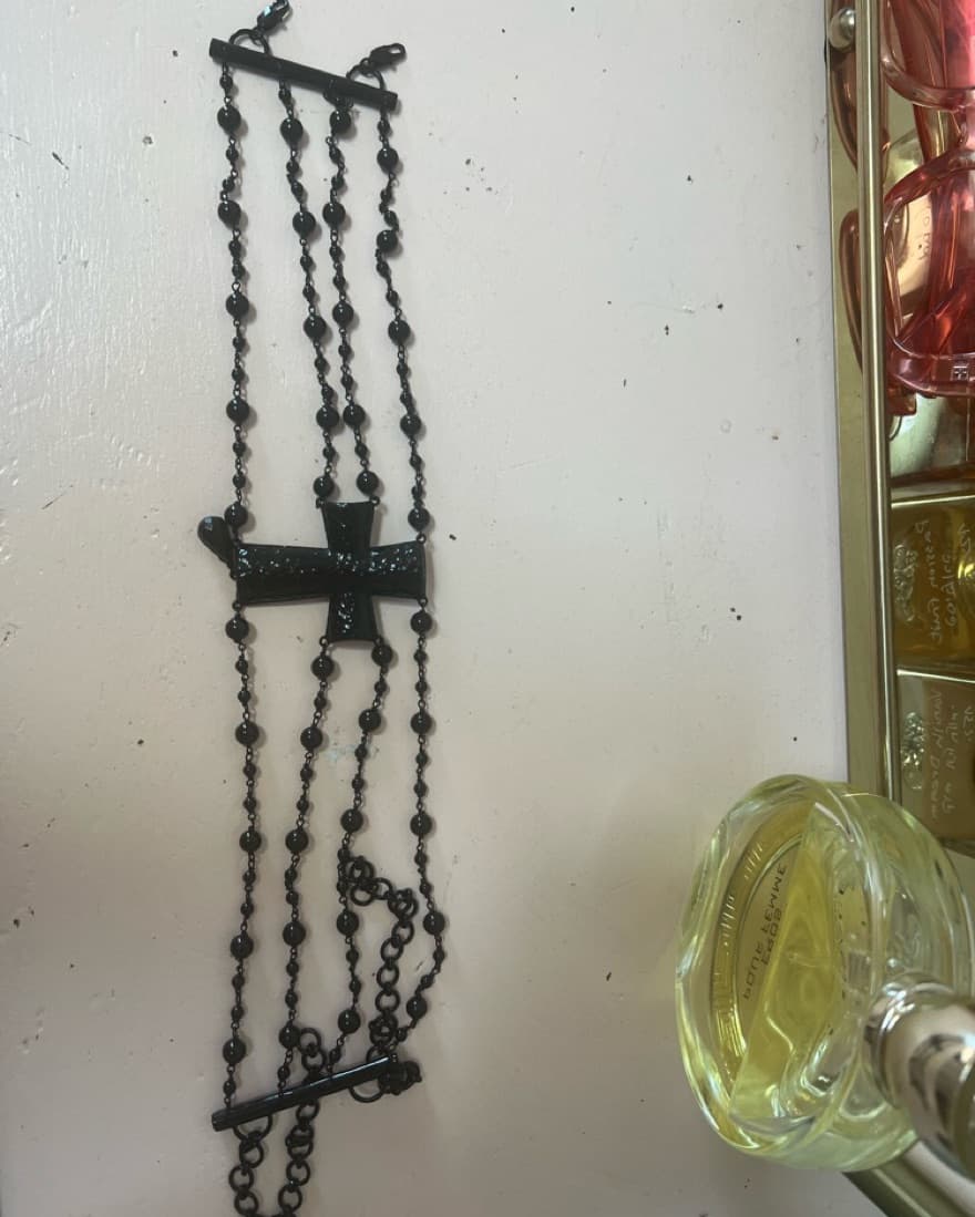 Mirror Palais x M Jewelers Cross Choker - Image 3