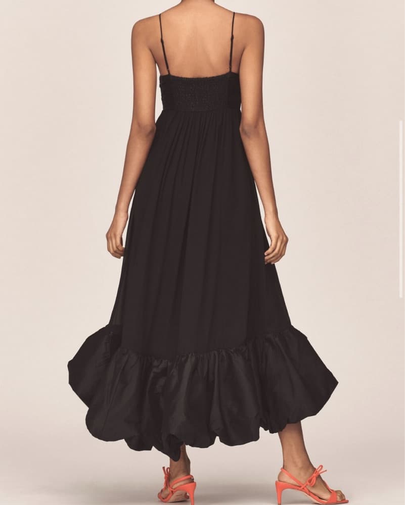 Sweetheart Babydoll Ruffle Maxi Dress - Image 2