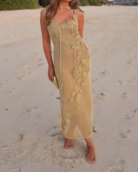 Cult Gaia Pemma Crochet Dress - Image 4