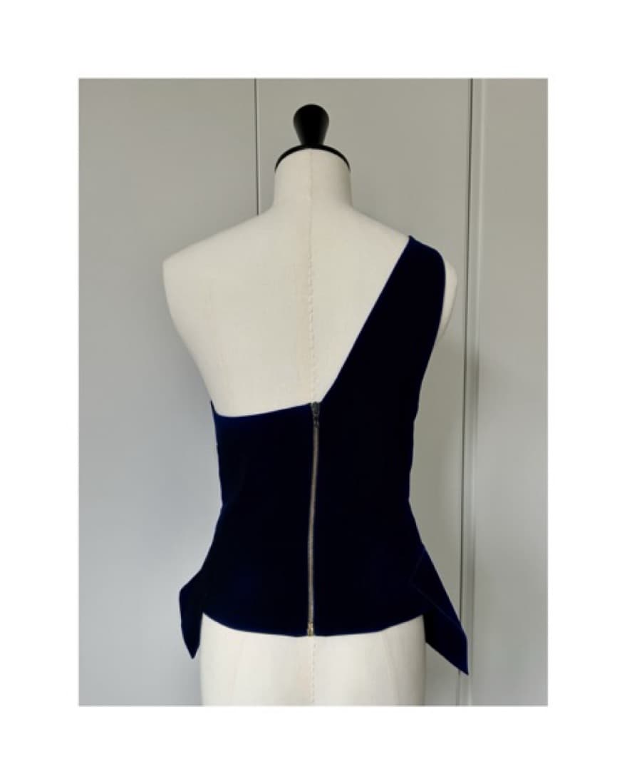 580$ Roland Mouret Leather Top - Image 2