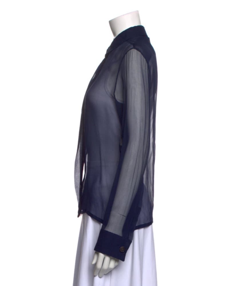 Lanvin Sheer Button Down - Image 2