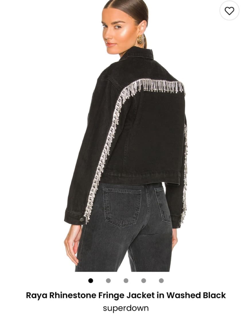 Superdown / Rhinestone Fringe Jacket - Image 1