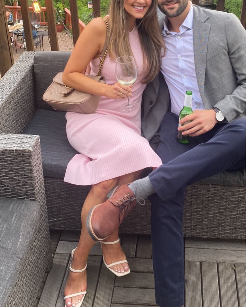 WAYF Ashley Halter Midi Dress - Image 3