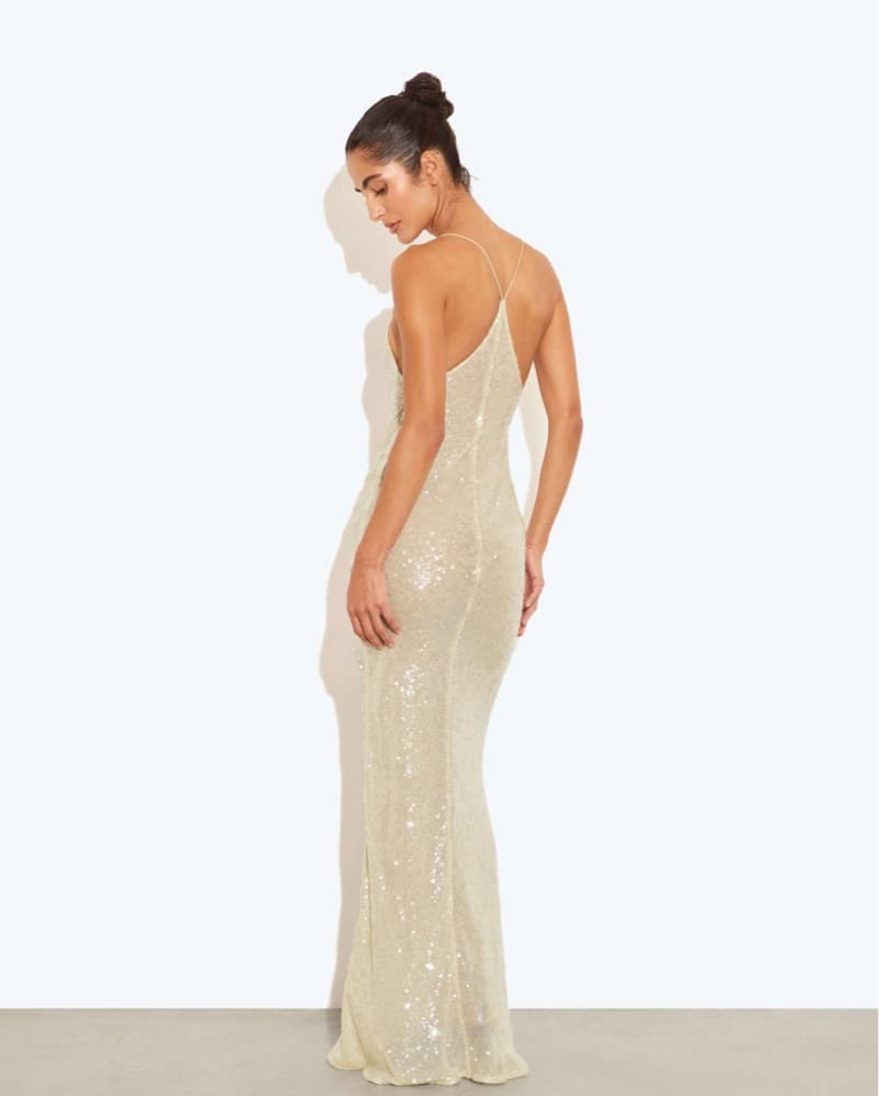 OLYMPIA SEQUIN SHEER DRESS Rat & Boa  - Image 2