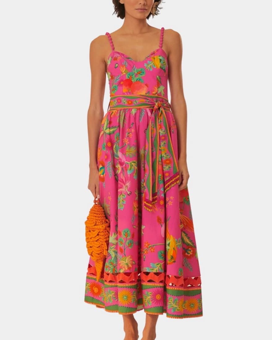 Farm Rio Delicate Fruit Garden Dress - Image 4