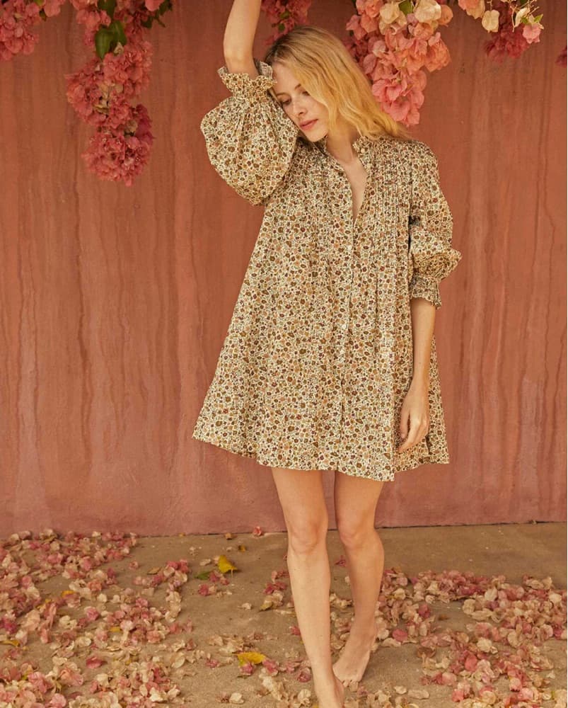 Doen Dulcie Dress In Liberty Print  - Image 1