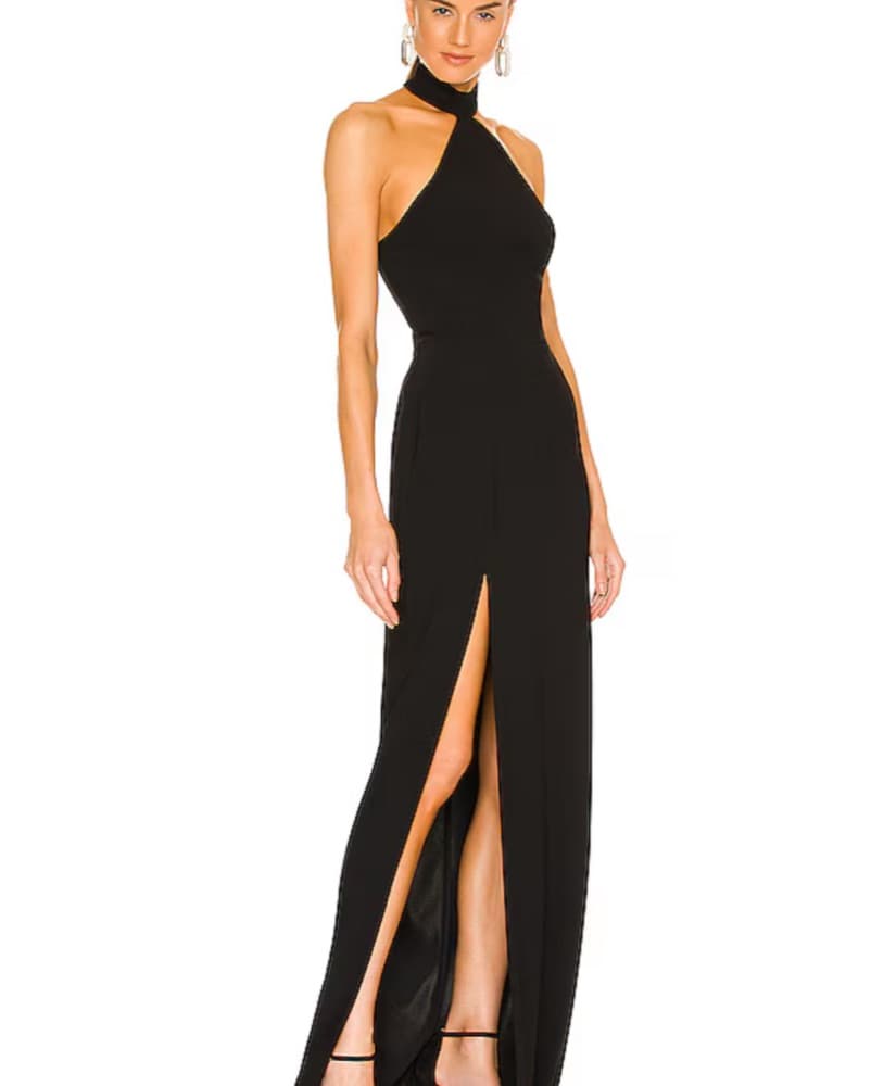 Queen Gown In Black - Image 2