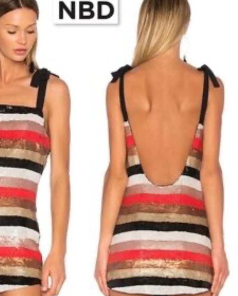 Sequin Mini Dress - Image 3