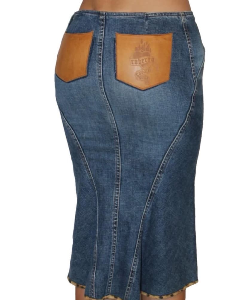 Cavalli Denim Midi - Image 5