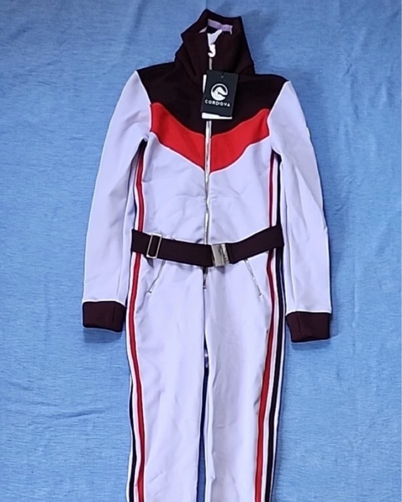 Cordova Purple Flared Ski Suit - Image 4