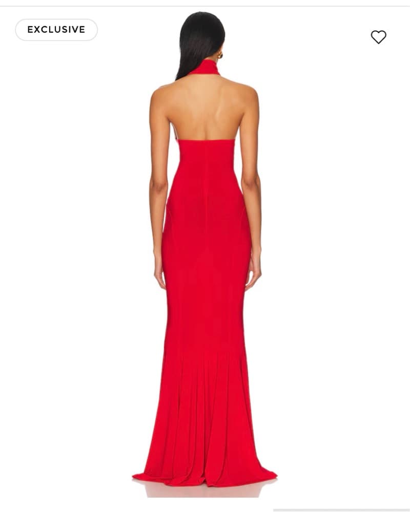 RED FORMAL GOWN - Image 3