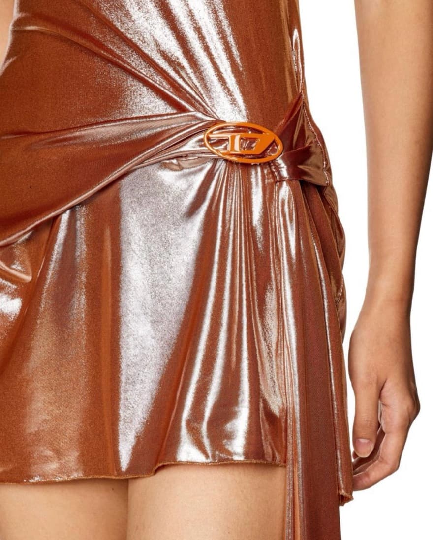 Diesel Short Metallic Dress - Image 4