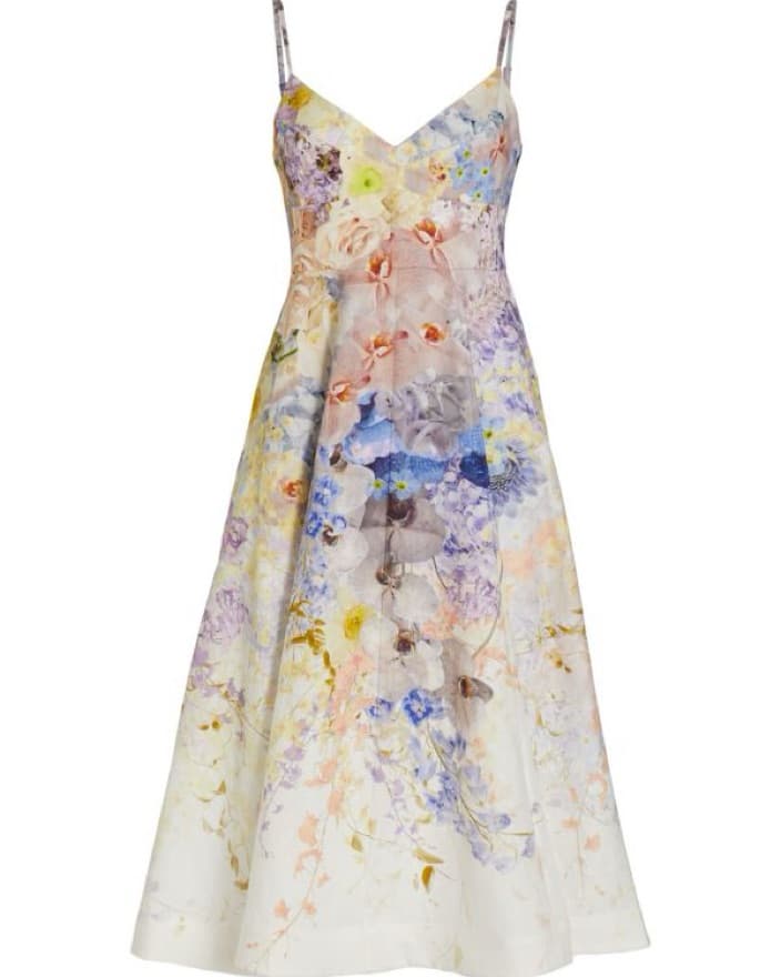 ZIMMERMANN Rhythmic Picnic Dress Midi  - Image 4