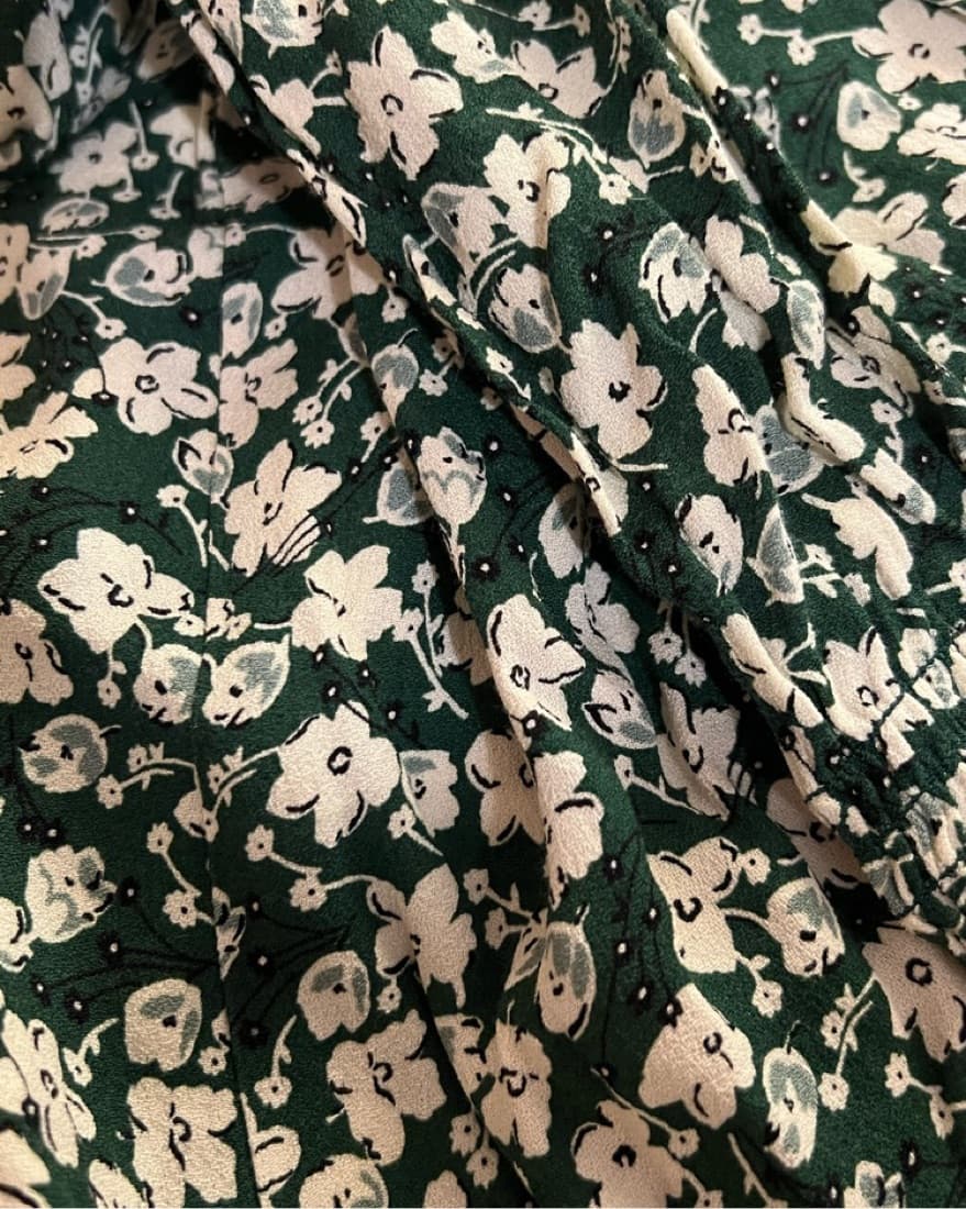Reformation Hunt Dress Cilantro - Image 4